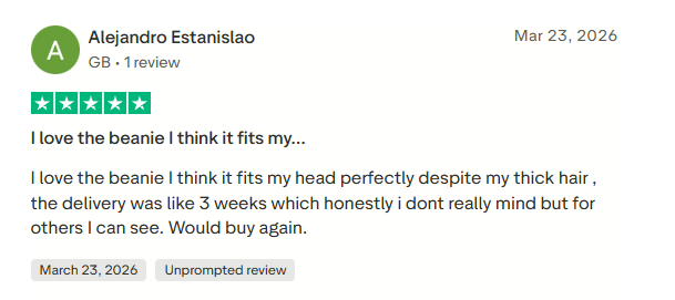 Trustpilot review
