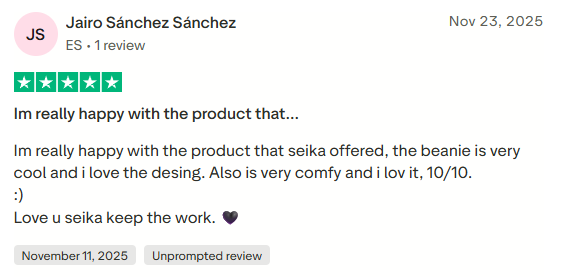 Trustpilot review