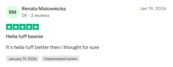 Trustpilot review