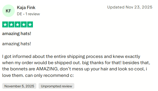 Trustpilot review
