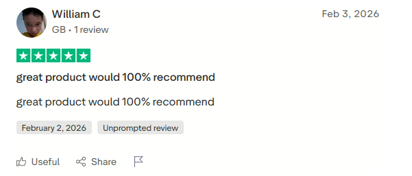 Trustpilot review